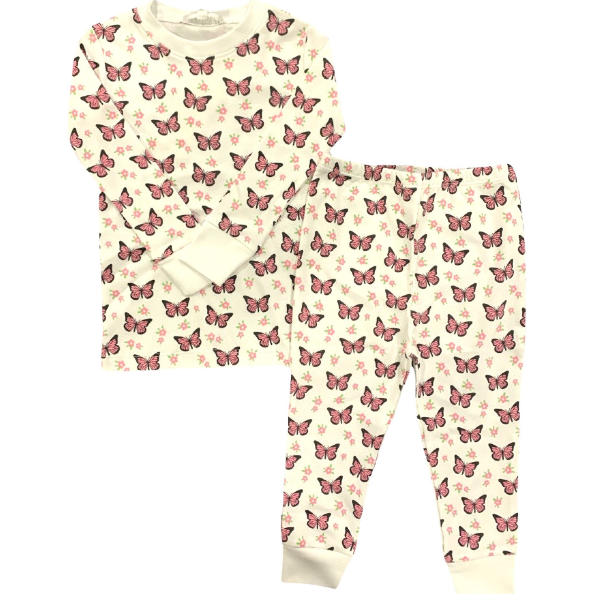 Butterflies 2 Piece Pajamas - Pajamas - 1