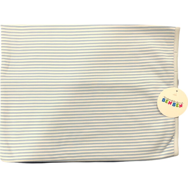 Big Stripes Blanket, Blue