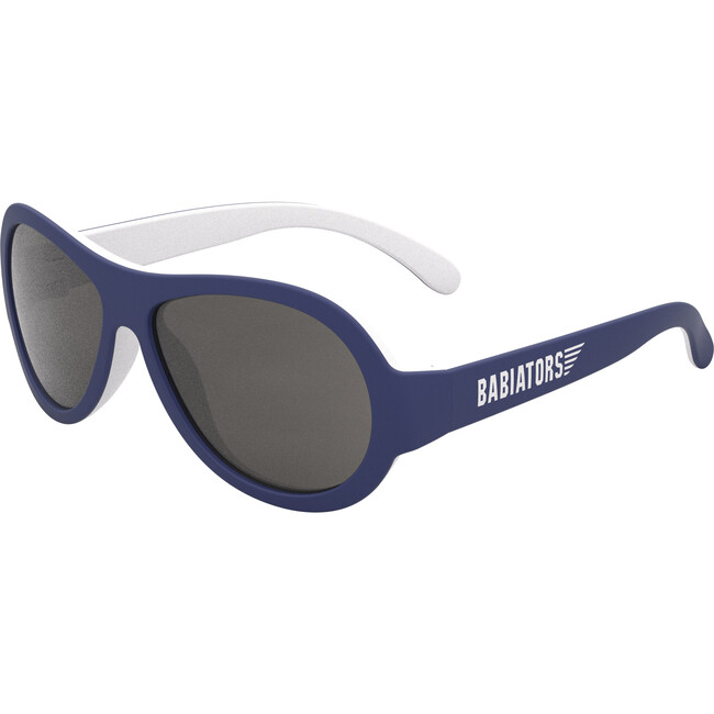 Two Toned Aviators, Nautical Navy - Sunglasses - 1