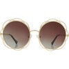 Sienna, Brushed Gold - Sunglasses - 1 - thumbnail