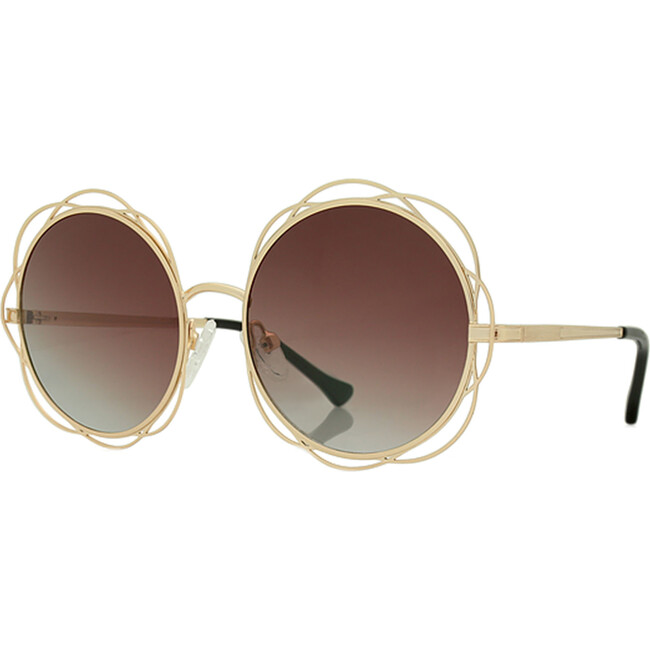 Sienna, Brushed Gold - Sunglasses - 2