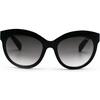 Serena Sunglasses, Black - Sunglasses - 1 - thumbnail