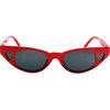 Nailah Sunglasses, Red - Sunglasses - 1 - thumbnail