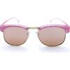 Adell Sunglasses, Mirrored Pink - Sunglasses - 1 - thumbnail