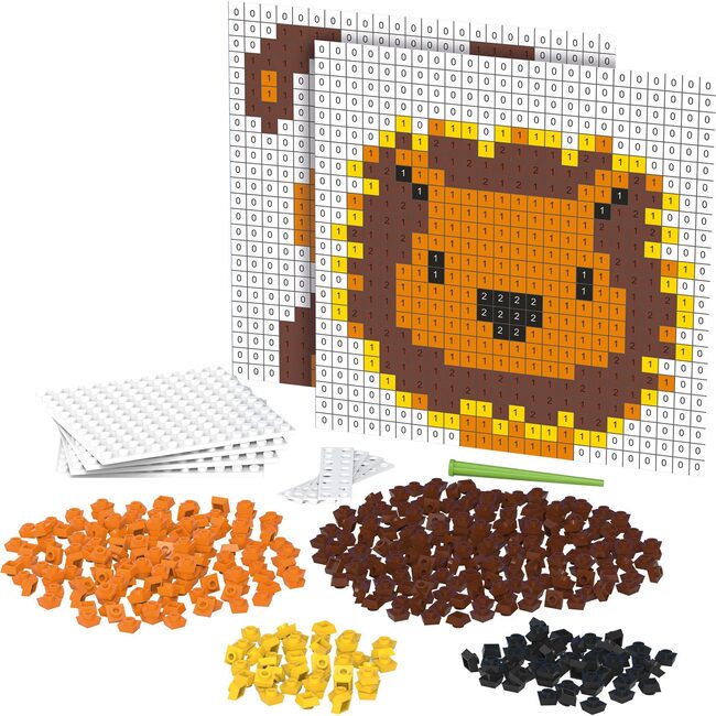 Pixel Create, Lion & Dog - Blocks - 1