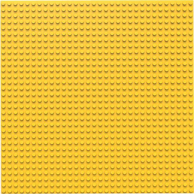 32 x 32 Baseplate, Yellow