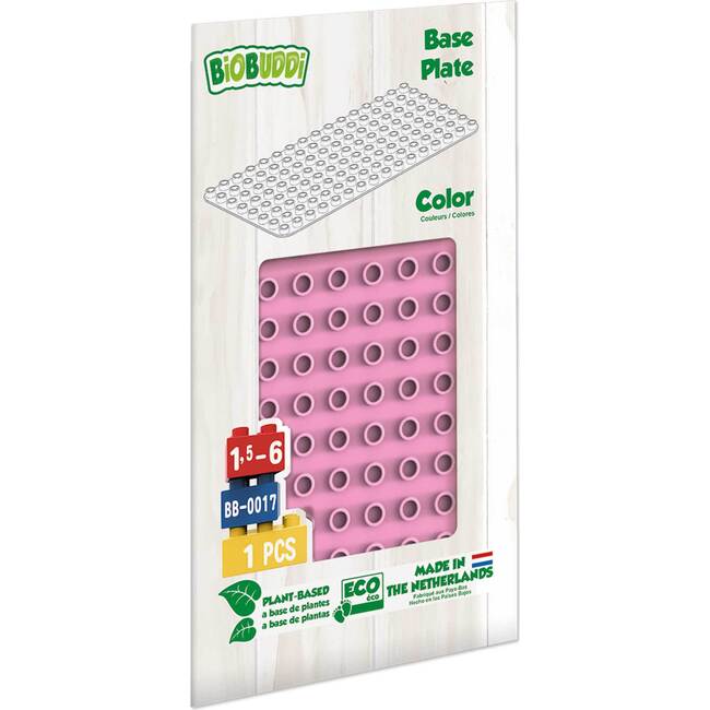 Educational Base Plate, Light Pink - Blocks - 3