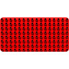 Educational Base Plate, Red - Blocks - 1 - thumbnail