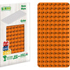 Educational Base Plate,Orange - Blocks - 2