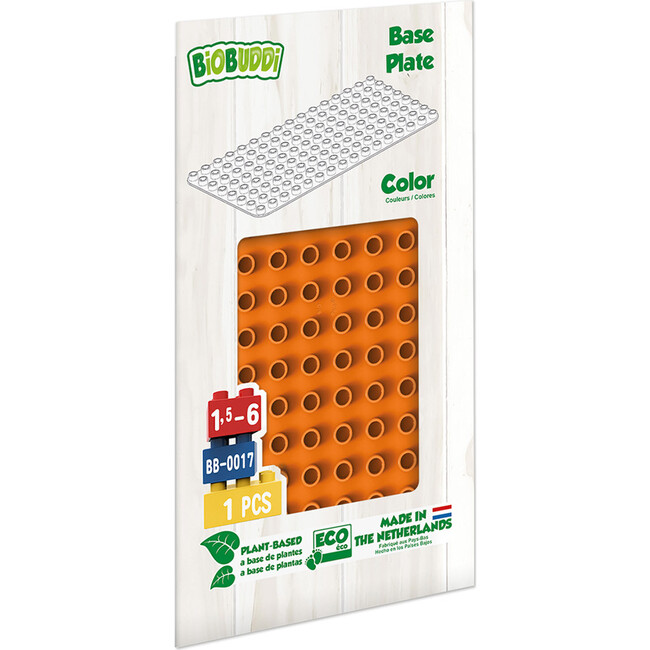 Educational Base Plate,Orange - Blocks - 3
