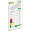 Educational Base Plate,White - Blocks - 3