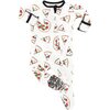 Pizza Bamboo Footed Sleeper, Multi - Pajamas - 1 - thumbnail