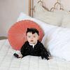 Polkadot Bamboo Footed Sleeper, Black - Pajamas - 2