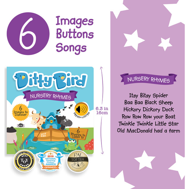 Ditty Bird Most Popular Bundle, Nursery Rhymes, Bedtime Songs, Funny Songs - Books - 3