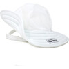UPF 50+ Summer Splash Swim Hat, White - Hats - 1 - thumbnail