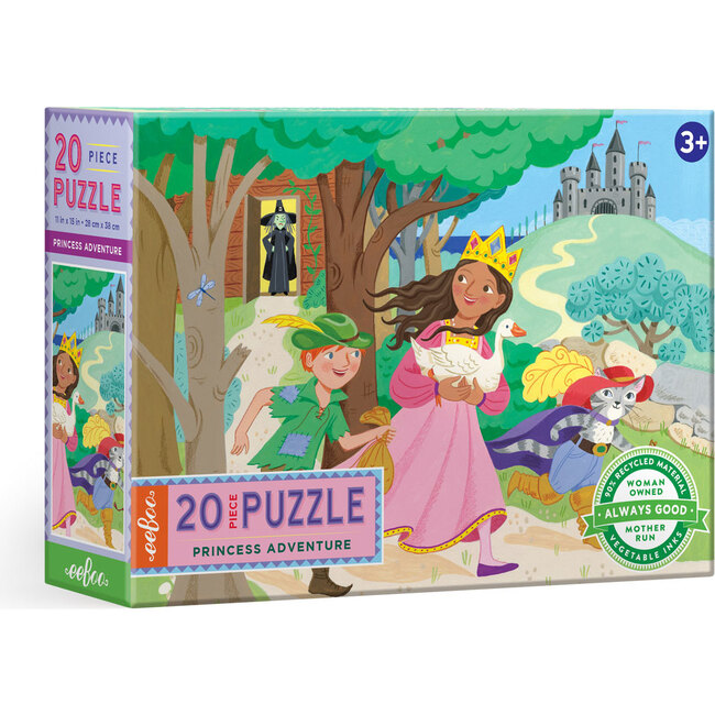 Princess Adventure 20 Piece Puzzle - Puzzles - 1
