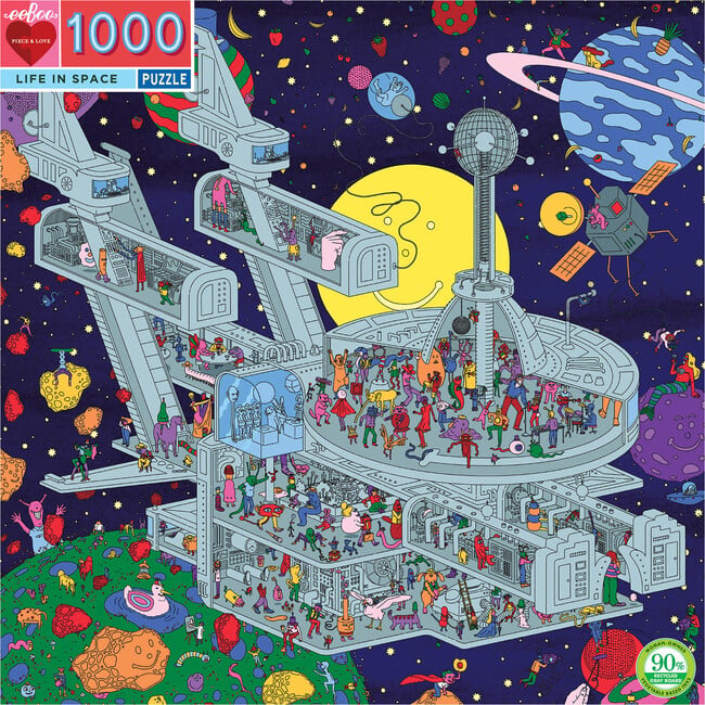 Life in Space 1000-Piece Puzzle - Puzzles - 1