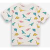 Russ T-Shirt, Colorful Dinos/Oatmeal - Tees - 2 - thumbnail