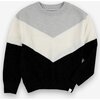 Sima Sweater, Grey/Black - Sweaters - 3 - thumbnail