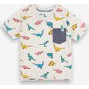 Russ T-Shirt, Colorful Dinos/Oatmeal - Tees - 3