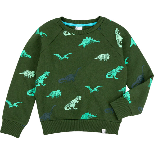 Bryson Sweatshirt, Positive Dinos/ Olive