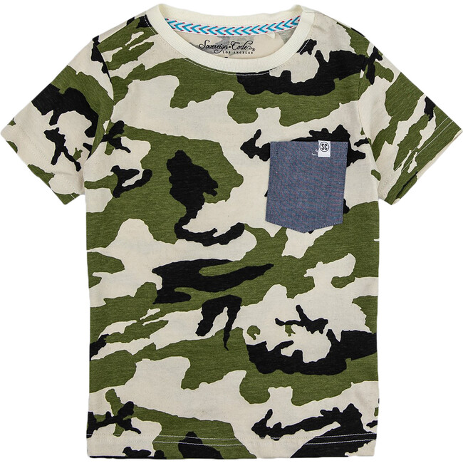 Travis T-Shirt, Army Camo/ Tan