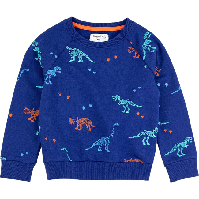 Bryson Sweatshirt, Tar Pits/ Navy - Sweatshirts - 1
