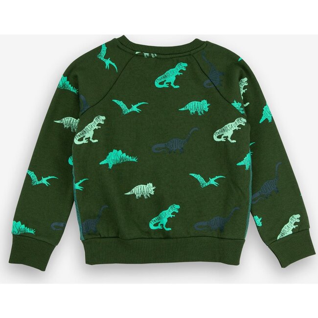 Bryson Sweatshirt, Positive Dinos/ Olive - Sweatshirts - 2