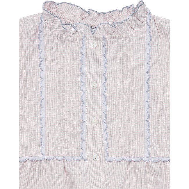 Talita Nightgown, Pink and Blue Check