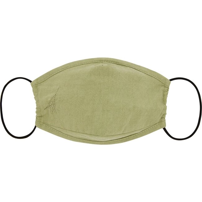Reusable Child Face Mask, Greenstone - Mineral Dye