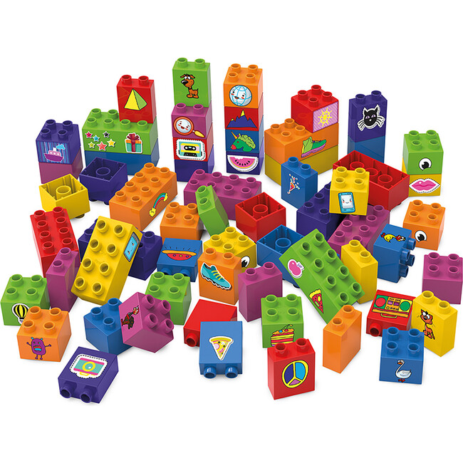 Learning to Build Set, 60 Blocks - BioBuddi Building Toys | Maisonette