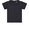 SS Organic Cotton Collared Shirt, Nocturnal Navy - Shirts - 1 - thumbnail