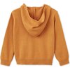 Organic Cotton Knit Cardigan, Dark Ochre - Cardigans - 2