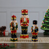 Set of 3 Ceramic Nutcrackers, Multicolor - Nutcrackers - 2