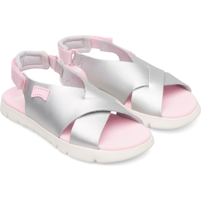 Oruga Crossover Sandal, Silver - Sandals - 1