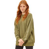 Baggy Crewneck, Olive - Sweatshirts - 1 - thumbnail