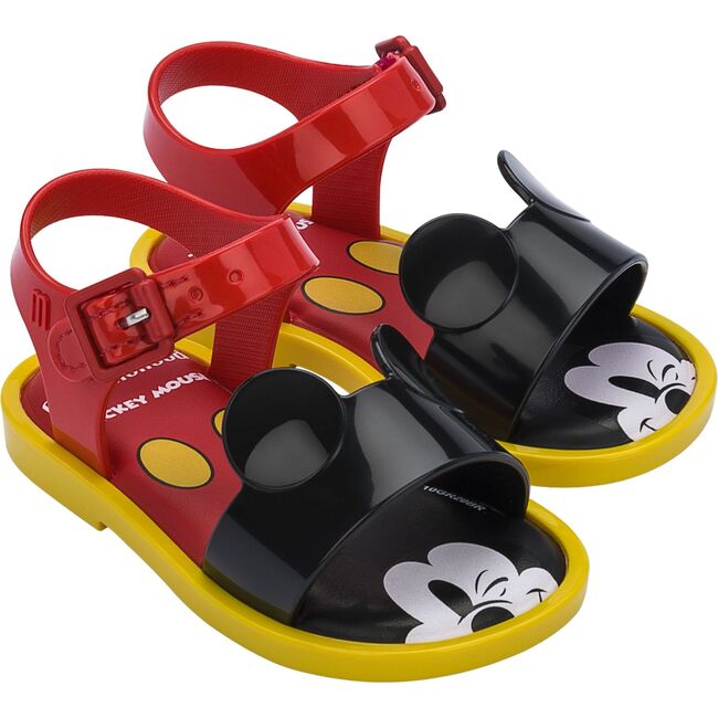 Mini  Mar Sand+Mickey BB, Red/Black/Yellow - Sandals - 1