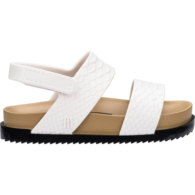 Mini Baja East Cosmic Sandal, White Croc - Sandals - 2