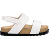 Mini Baja East Cosmic Sandal, White Croc - Sandals - 2