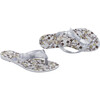 Rose & Bleu Mel Harmonic Flip Flop, Silver Grey - Sandals - 4