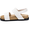 Mini Baja East Cosmic Sandal, White Croc - Sandals - 3