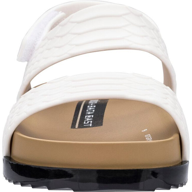 Mini Baja East Cosmic Sandal, White Croc - Sandals - 5