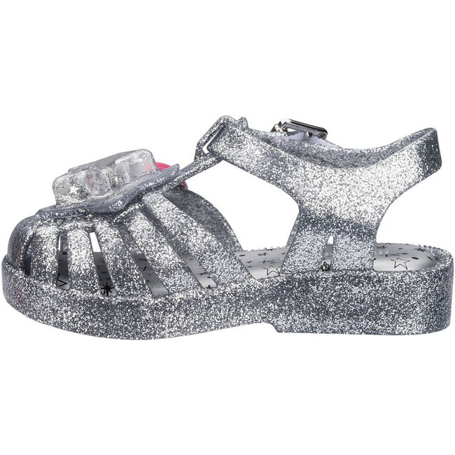 Mini Rainbow Possession Sandal, Silver - Sandals - 3