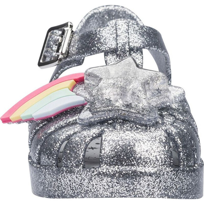 Mini Rainbow Possession Sandal, Silver - Sandals - 4