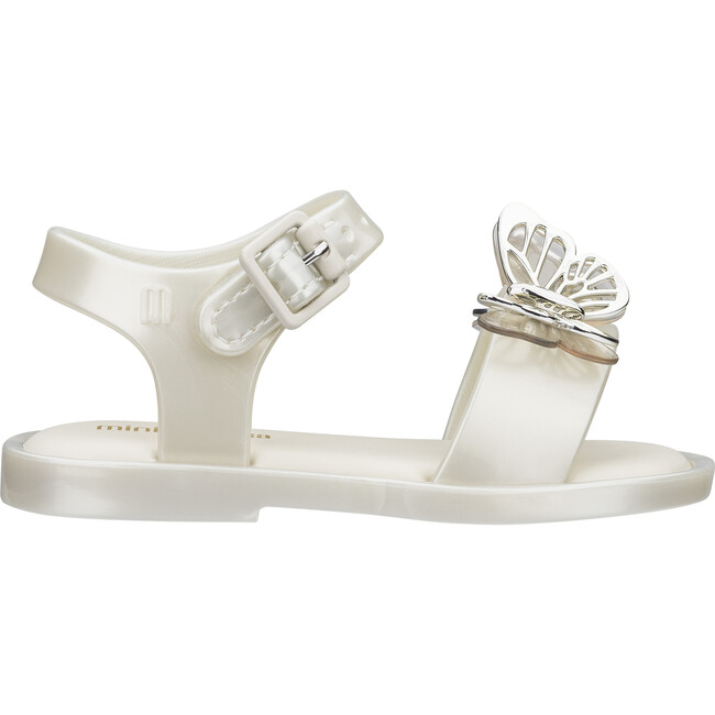 Baby Butterfly Mar Sandal, White Silver - Sandals - 2