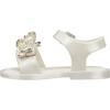 Baby Butterfly Mar Sandal, White Silver - Sandals - 3