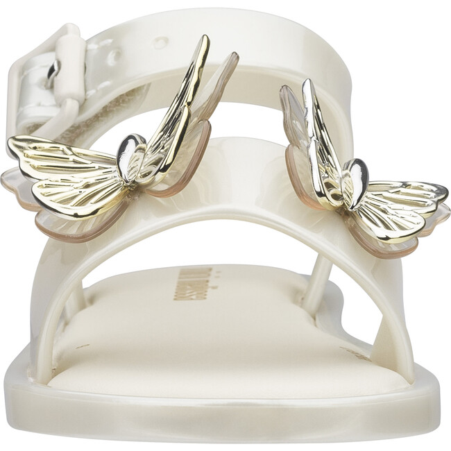 Baby Butterfly Mar Sandal, White Silver - Sandals - 4