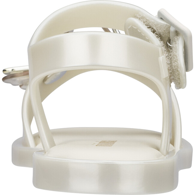 Baby Butterfly Mar Sandal, White Silver - Sandals - 5
