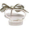 Mel Harmonic Bow Flip Flop, Beige Gold Glitter - Sandals - 4