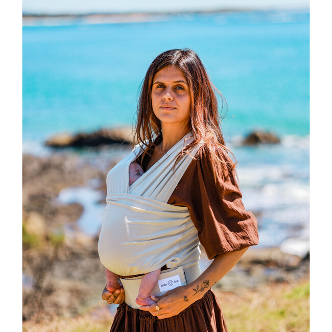 Newborn Baby Carrier, Sand - Carriers - 4